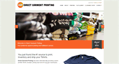 Desktop Screenshot of directgarmentprinting.com